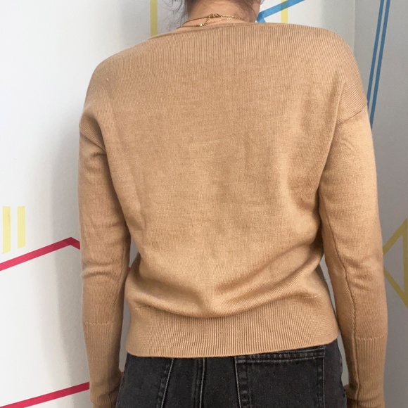 Wilfred Brown V-Neck Sweater - Picture 3 of 3